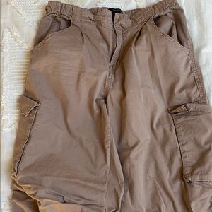 Forever 21 Tan Wide Leg Pants